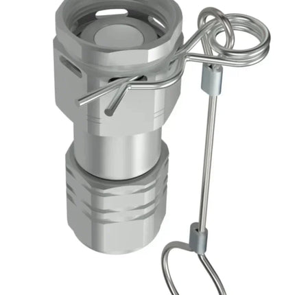 PVT4-SS-06-06C-NPT | 3/8" Screw-Type, Flat face connect under pressure couplings with 3/8" Female NPT, 316 Stainless Steel; PVTX.1310.012