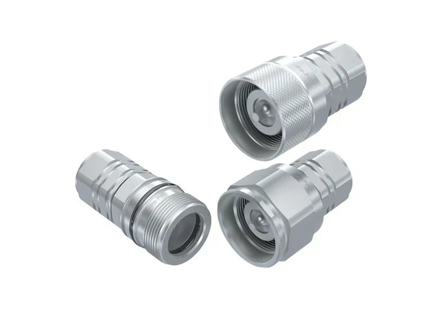 PVV3-06-04C-NPT | 3/8" Coupling Body x 1/4" NPT Female Threads.
