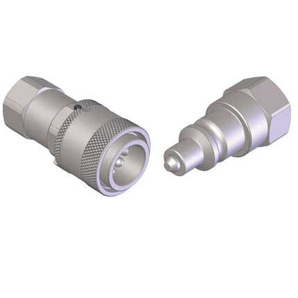 TC-06-06N | 3/8" High Pressure Coupling, 10,000psi, 3/8" Nipple body x 3/8" female NPT,