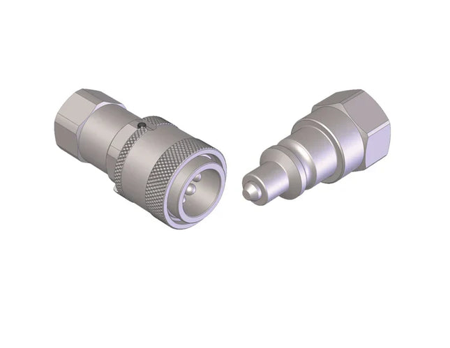 TC-06-06N | 3/8" High Pressure Coupling, 10,000psi, 3/8" Nipple body x 3/8" female NPT,