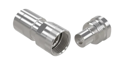 VVS-SS-04-04C | 1/4" High pressure Screw Type Coupling with 1/4" NPT Female, 316SS.