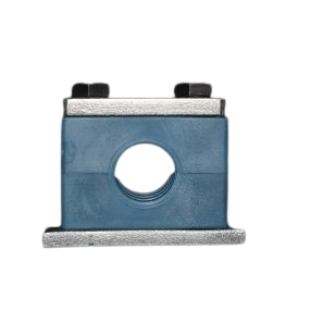 CP2-28-CS-A | CP2 Heavy,28 mm , carbon steel clamp assembly, consists of: polypropylene cushion set, cover plate, weld plate, metric bolts