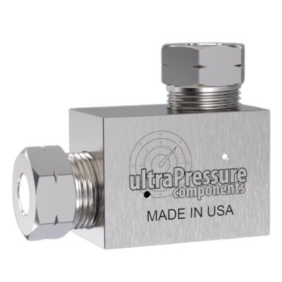 5504-6H6H | 3/8" HP Elbow 90, Stainless Steel - 60K psi