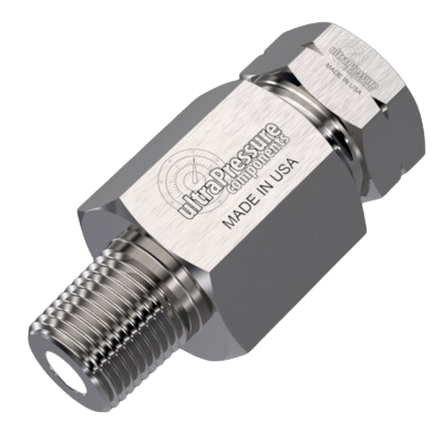 5406-4H8N | 1/4" HP Female x 1/2" Male NPT, Stainless Steel - 15K psi