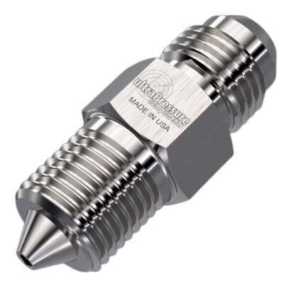 5404-9H6J | 9/16" HP Male x 3/8" Male JIC, Stainless Steel - 10K psi