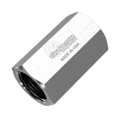 5000-6J8J | 3/8" Female JIC x 1/2" Female JIC, Stainless Steel - 10K psi