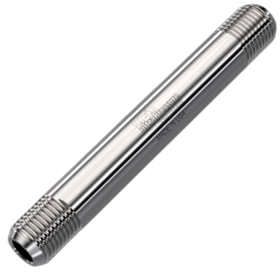 5404N-4M6.0 | 1/4" x 6" MP Nipple, Stainless Steel - 20K psi