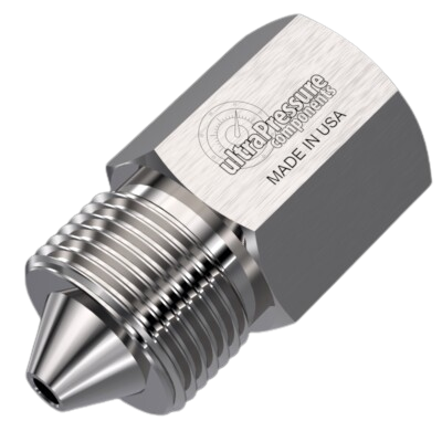 5406-6N6H | 3/8" Female NPT x 3/8" Male HP, Stainless Steel - 15K psi