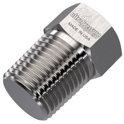 5406P-12N | 3/4" Male NPT Plug, Stainless Steel - 15K psi
