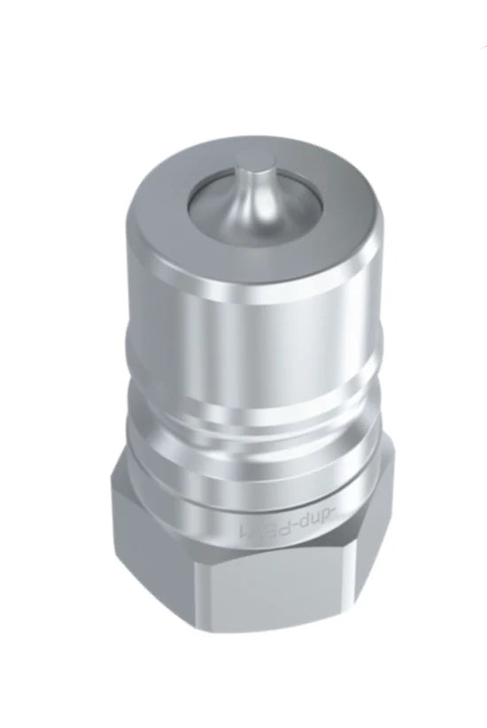 NV-16-16N-NPT | Agricultural Interchange ( Poppet Style), 1" Nipple Body x 1" Female NPT.