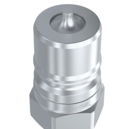 NV-04-04N-NPT | Agricultural Interchange ( Poppet Style), 1/4" Nipple Body x 1/4" Female NPT.